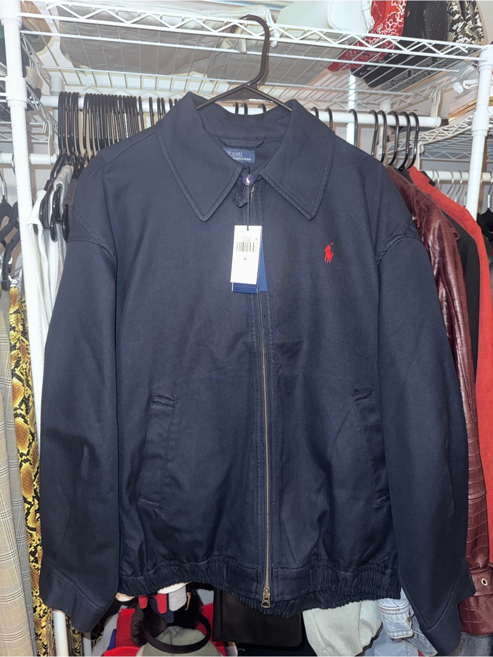 POLO RALPH LAUREN Oversized Cotton Windbreaker NWT